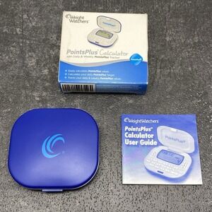 Weight‎ Watchers Points Plus Pocket Calculator Tracker + Manual & Box